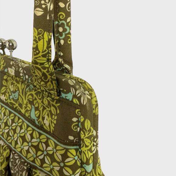 Vera Bradley Alice “Sitting in a Tree” Kiss Lock Purse – Rare Blue Bird Print - Picture 5 of 11